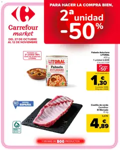 Vista previa Carrefour Market folleto válido desde el 27/10/2026