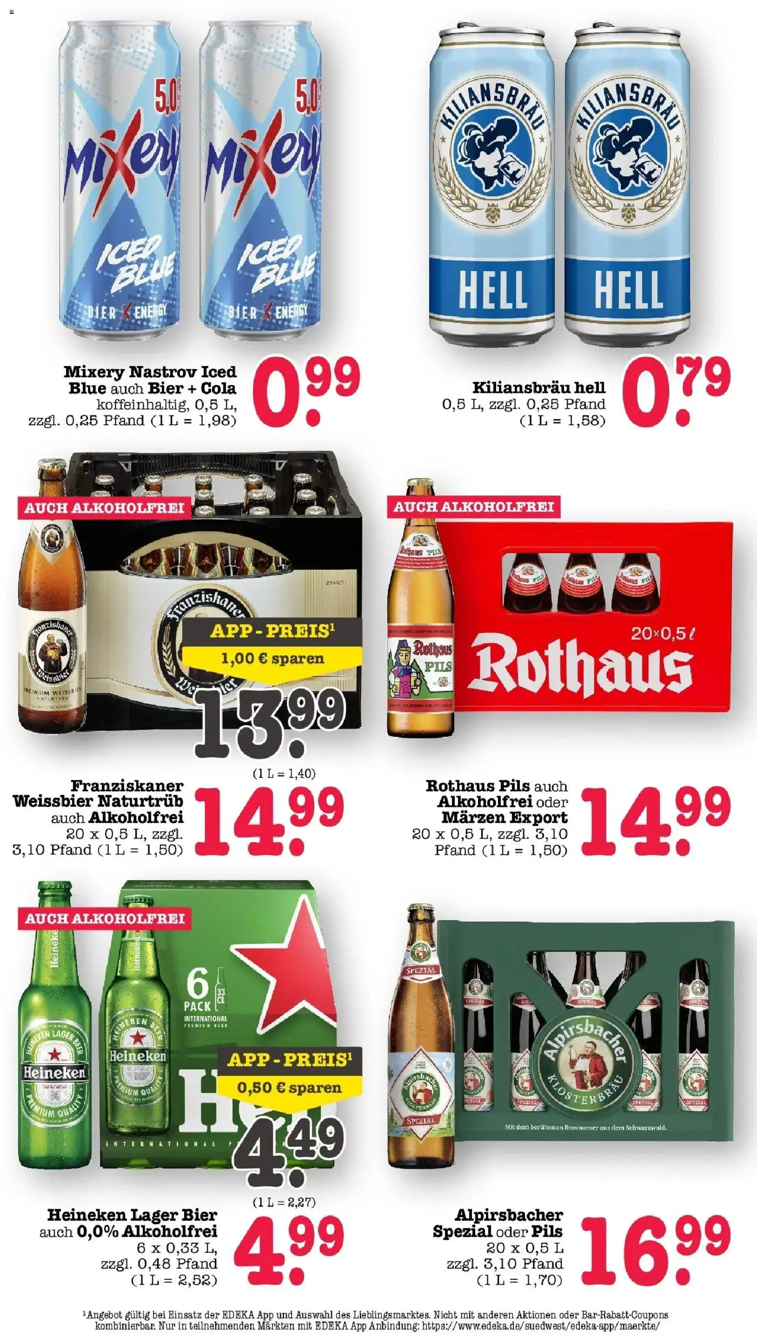 Edeka Prospekt Bühlertal (ab 10.08.2026) » Angebote Online | Seite: 50 | Produkte: Cola, Energy, Weißbier, Heineken