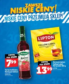 Pogląd oferty "Topaz gazetka - Zawsze Niskie Ceny" - ważna od 01.07.2026 | Strona: 61 | Produkty: Syrop, Syrop malinowy, Herbata lipton, Herbata