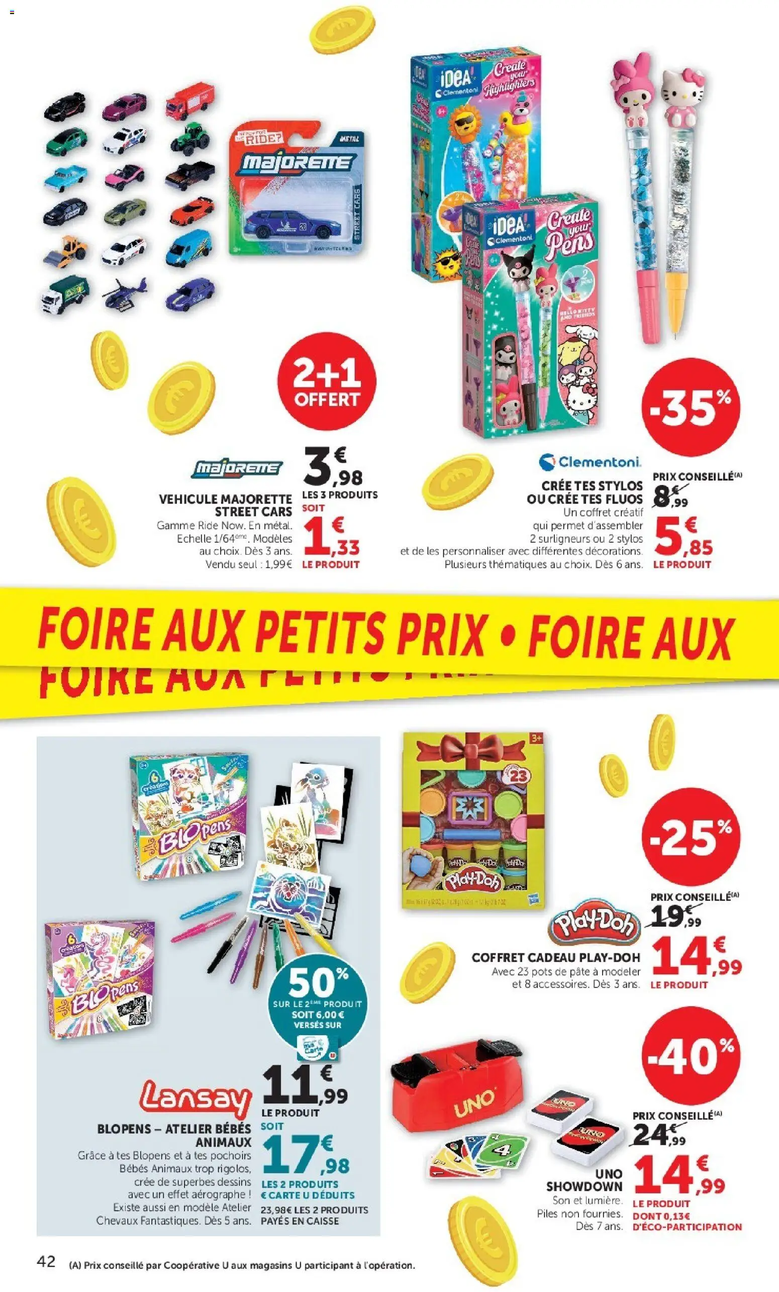 {H1} | Page: 42 | Produits: Coffret cadeau, Pâte à modeler, Pâte, Piles