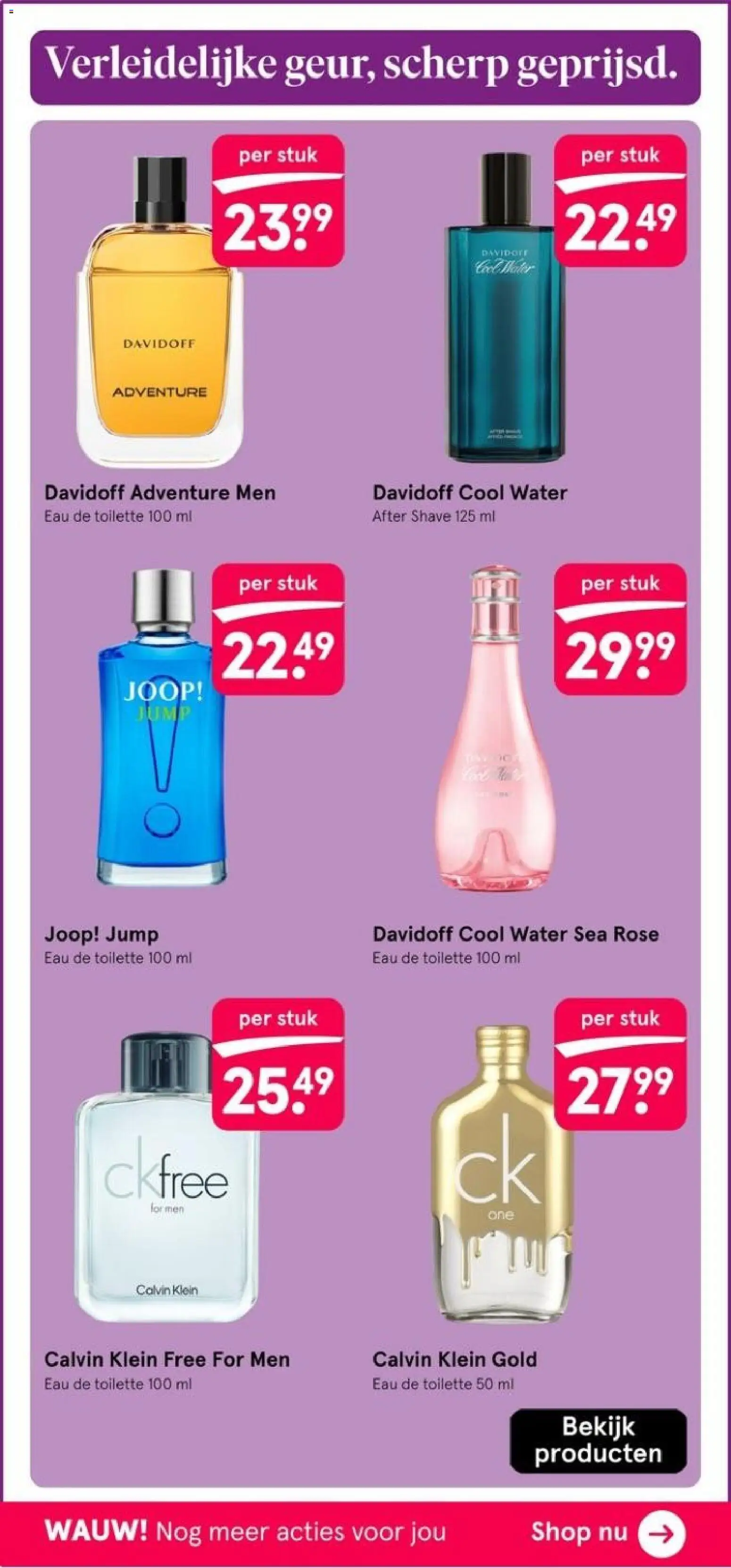 {H1} | Pagina: 38 | Producten: Eau de toilette, Water