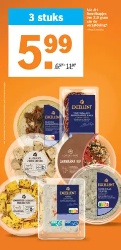GEMARINEERDE KAASBLOKJES KHOFLOOK PEPER, Lekker te combineren met gemarineerde olijven - Voorbeeld van een folder van Albert Heijn, geldig van 26-10-2026 | Pagina: 2