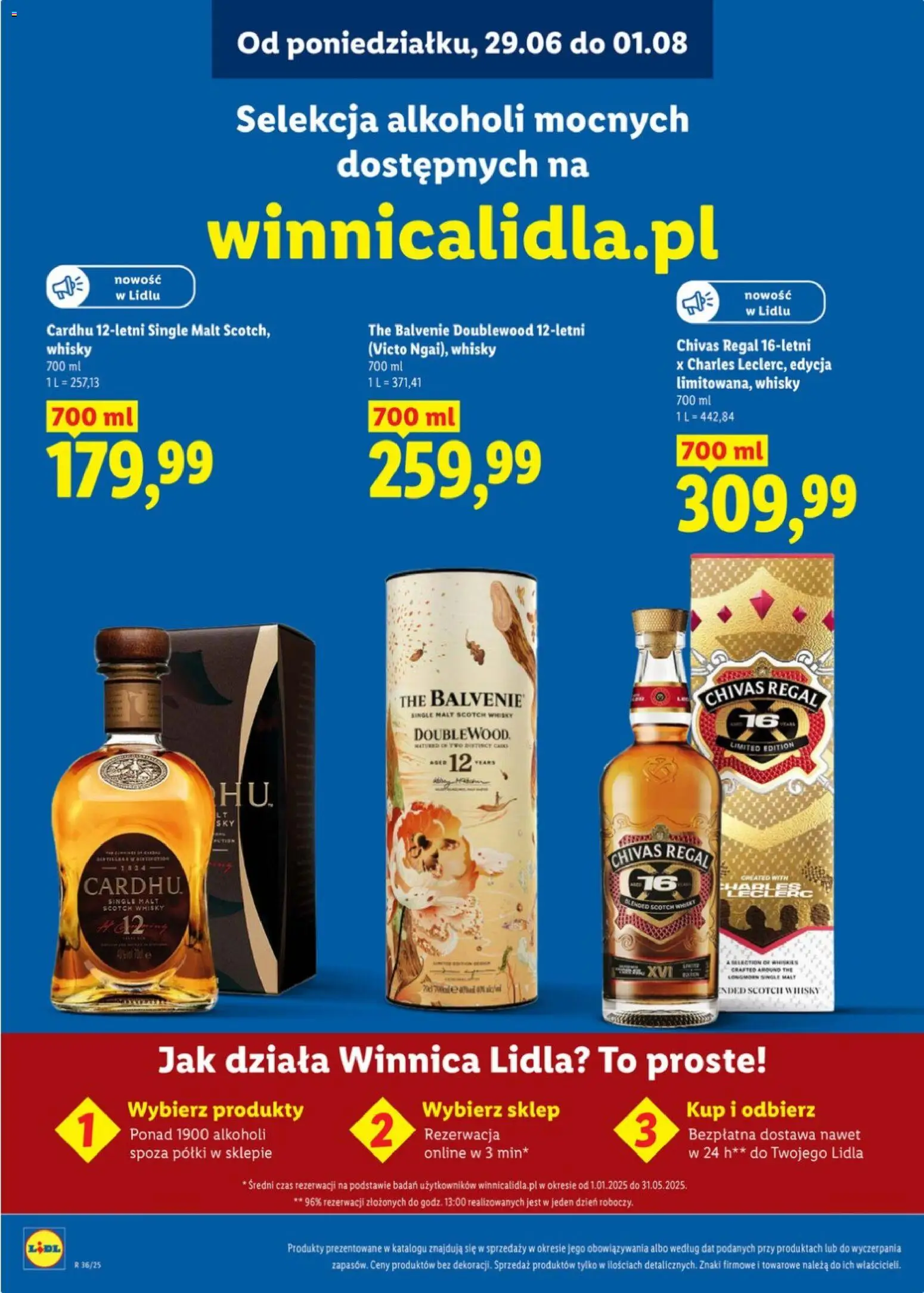 Lidl Katalog alkoholi mocnych od 29.06.2026 | Strona: 27 | Produkty: Chivas Regal, Whisky Chivas Regal, Regał, Whisky