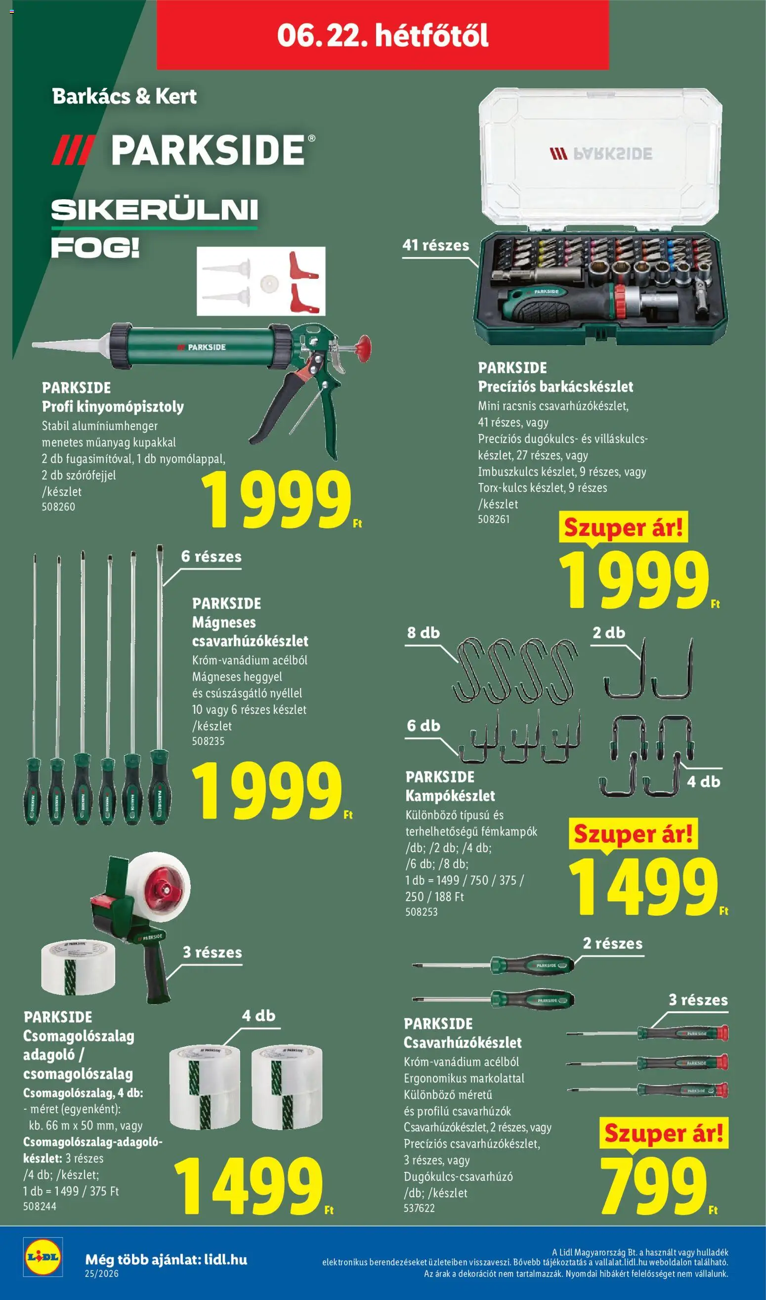 Lidl akciós ujság - amely érvényes a következő dátumtól: 18.06.2026 | Oldal: 60