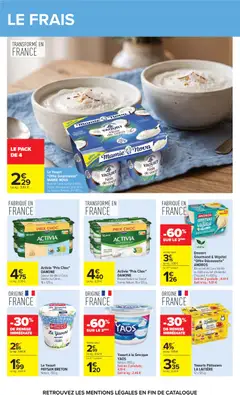 Carrefour - Prévisualisation de Le Yaourt "Offre Gourmande" MAMIE NOVA, Noix de Coco, Cerise Griotte, Pêche, Mandarine Citron Vert ou Ananas Passion, 4 x 150 g. valide à partir de 07/07/2026 | Page: 52