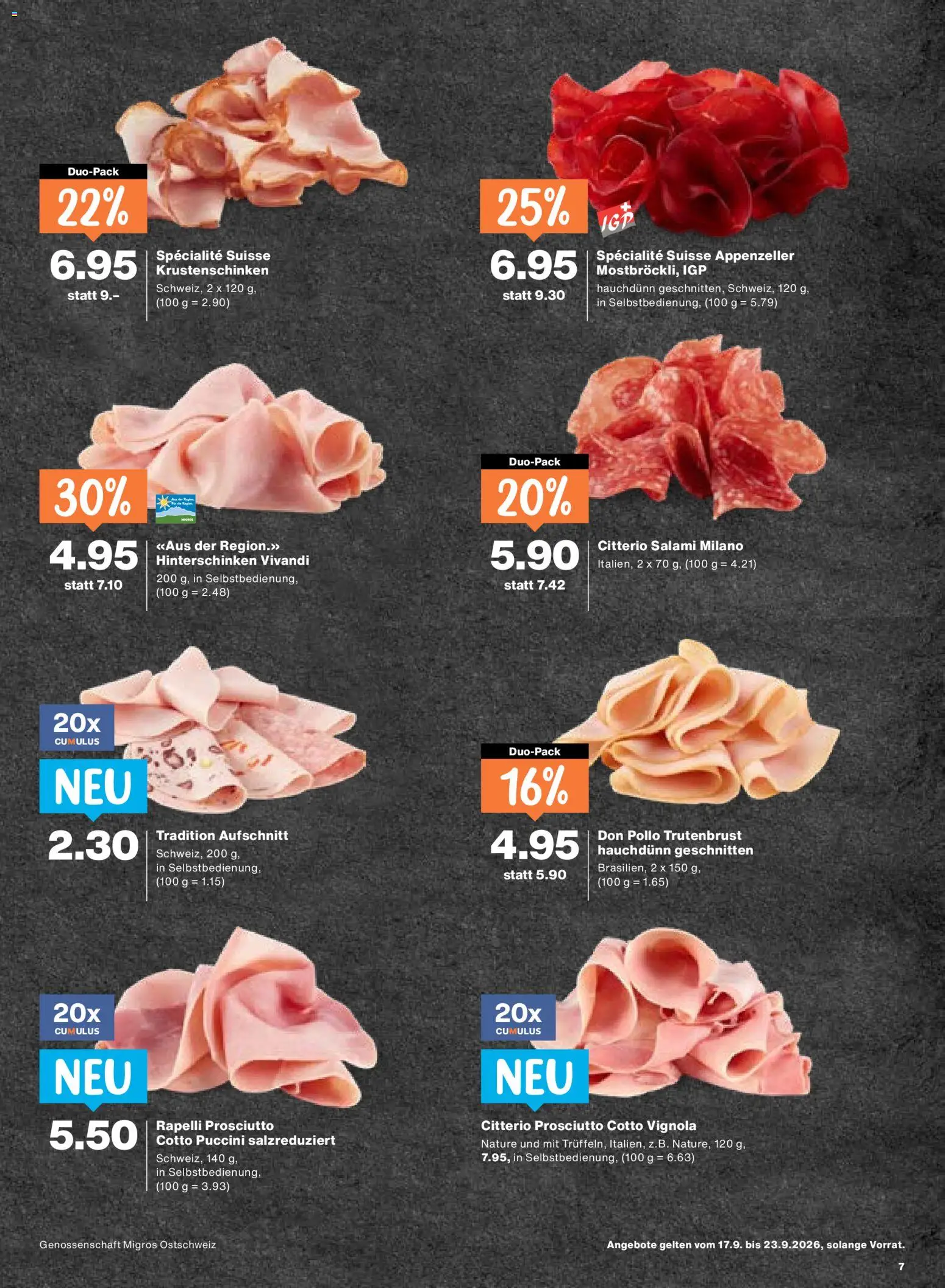 Migros aktionen – gültig ab 17.09.2026 | Seite: 7