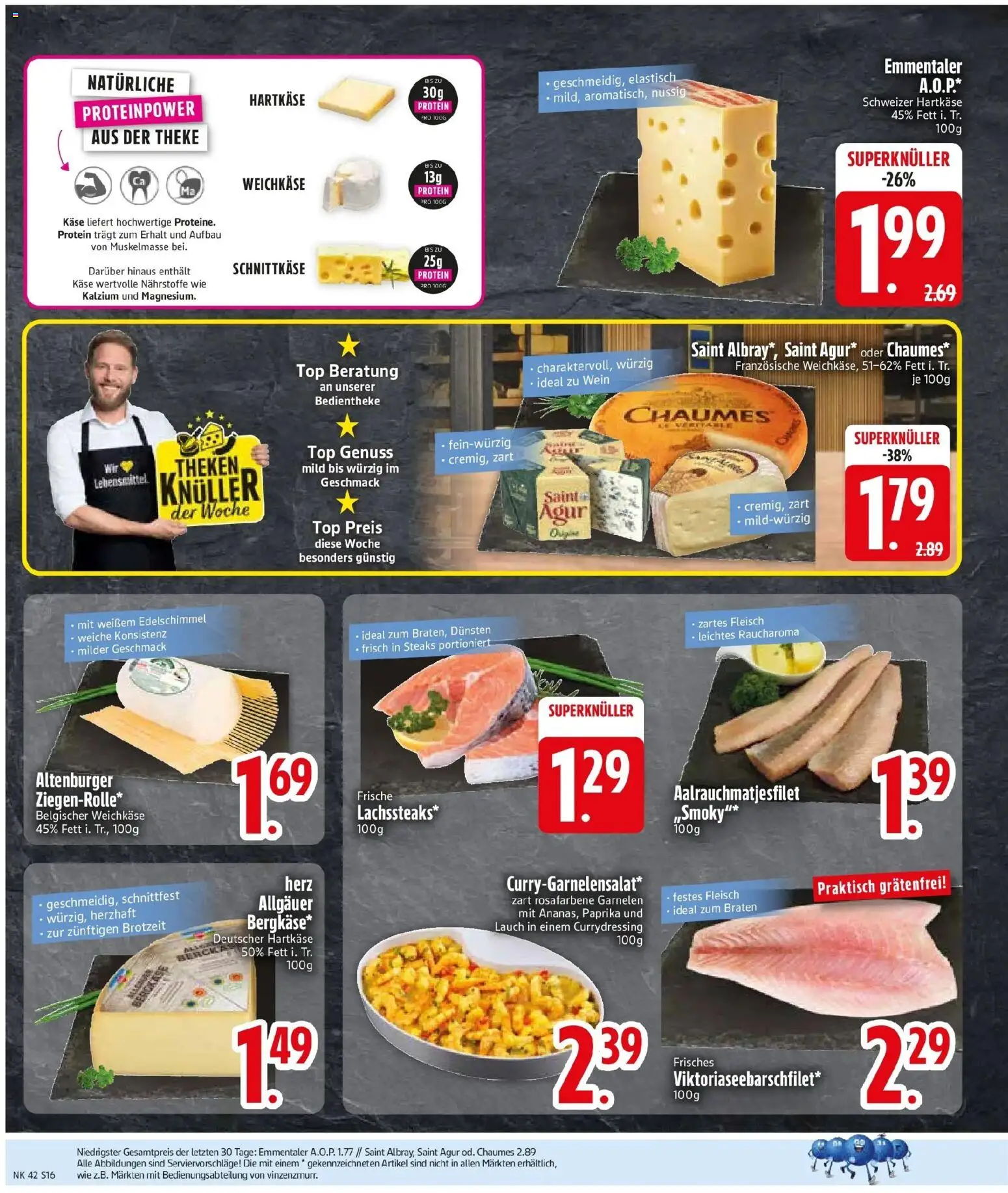 Edeka Prospekt Kirchdorf I.Wald (ab 12.10.2026) » Angebote Online | Seite: 18 | Produkte: Top, Käse, Paprika, Wein