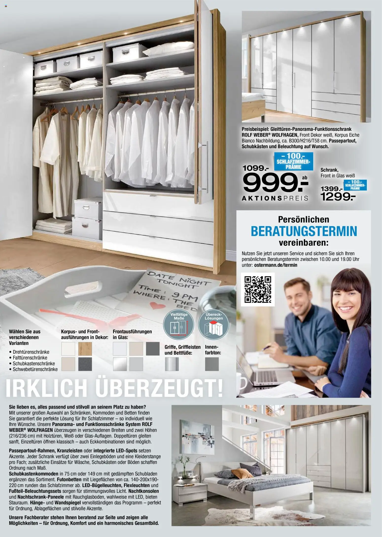 Ostermann Schlafen-spezial – gültig ab 28.05.2026 | Seite: 7 | Produkte: Schrank, Wandspiegel, Uhr