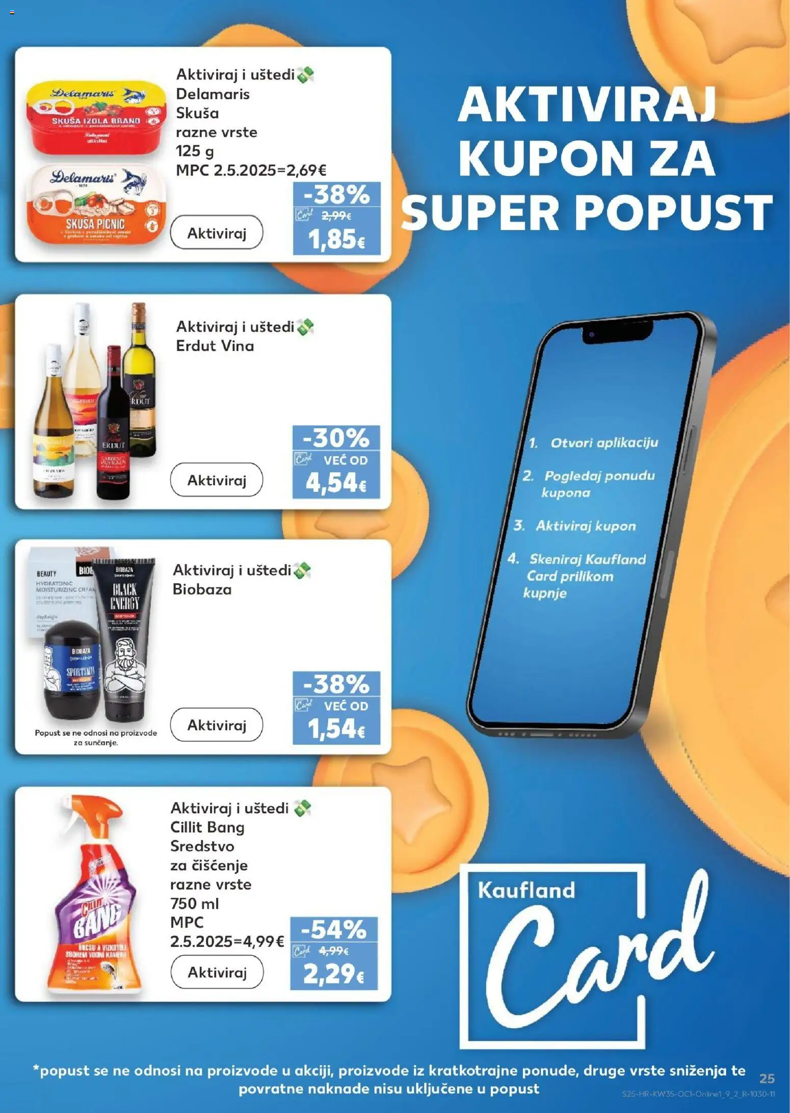Kaufland HR akciós ujság - amely érvényes a következő dátumtól: 2026.08.26. | Oldal: 25 | Termékek: Cillit Bang