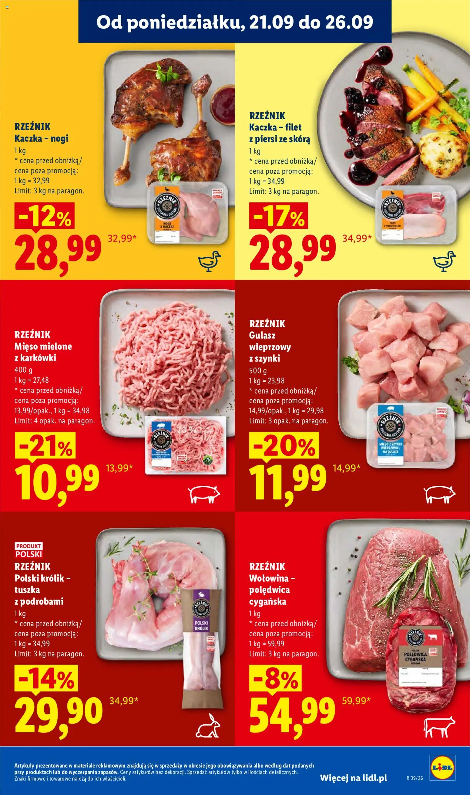 Lidl Polsko leták od 21.09.2026 | Strana: 61 | Produkty: Filet