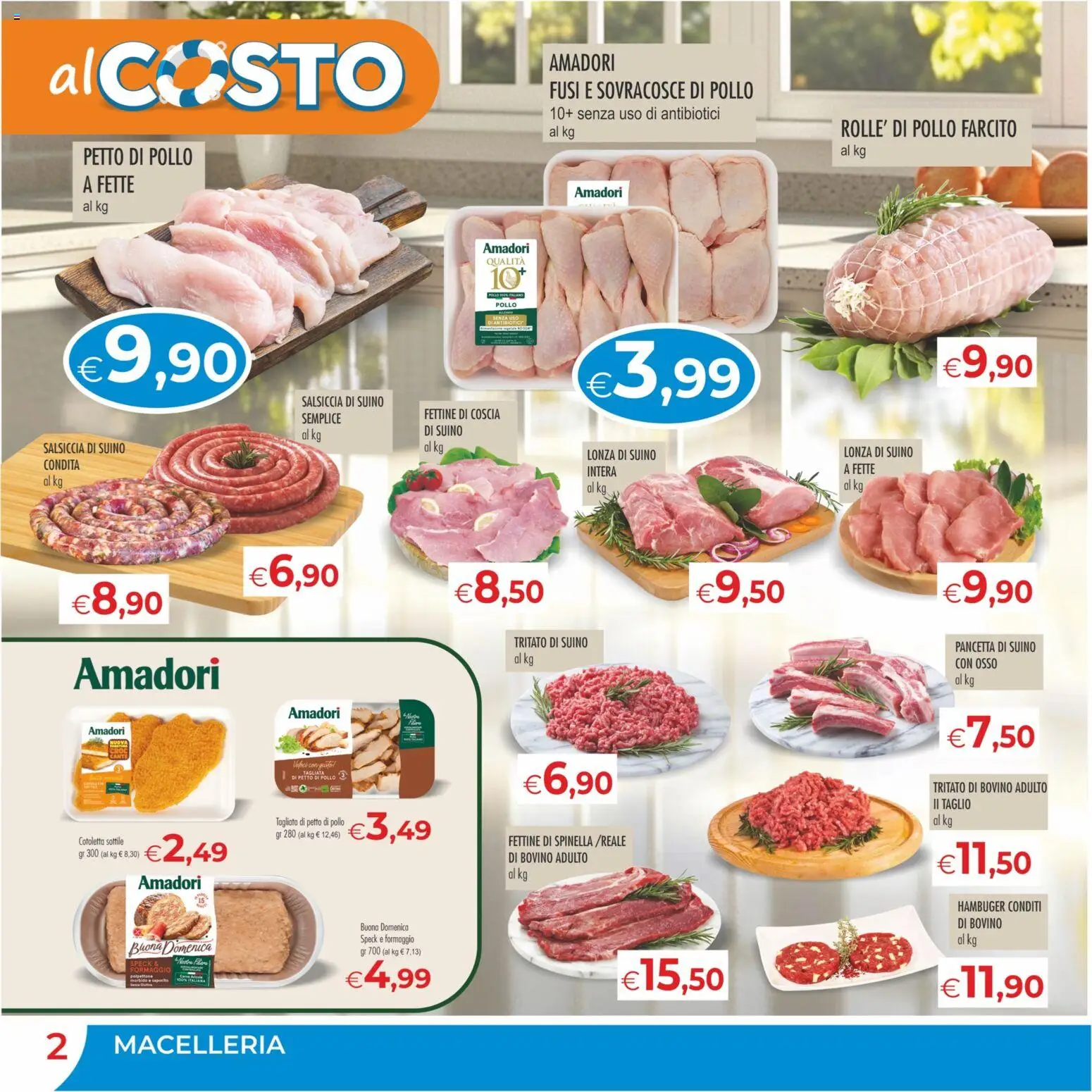Volantino MerSi Supermercati del 29/07/2026 | Pagina: 2 | Prodotti: Speck, Suino, Taglio, Salsiccia
