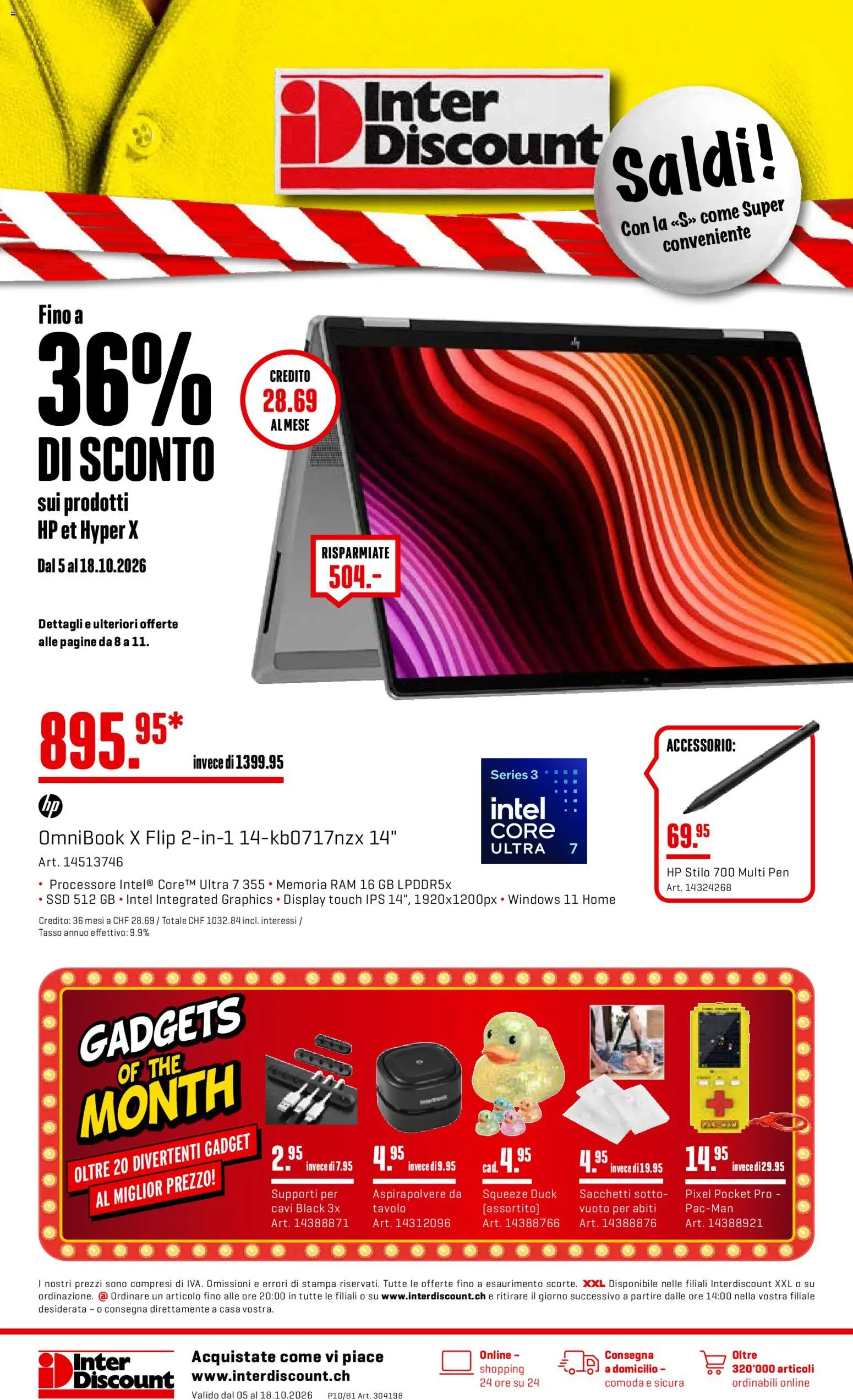 Interdiscount aktionen IT – gültig ab 05.10.2026 | Seite: 1