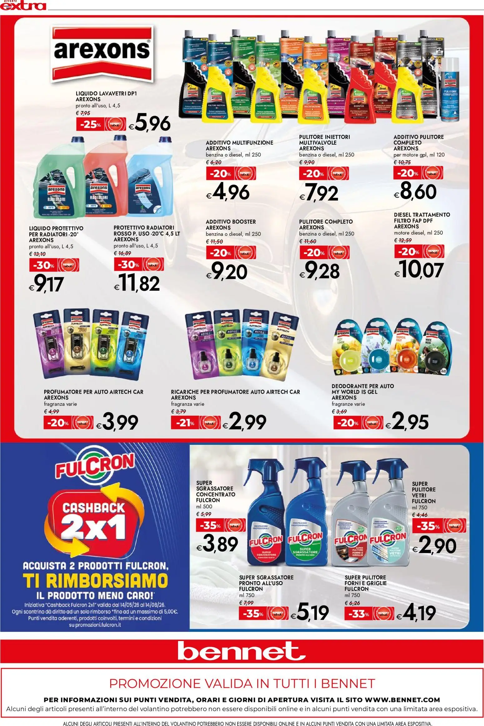 Volantino bennet del 28.05.2026 | Pagina: 8 | Prodotti: Deodorante, Sgrassatore, Fragranza