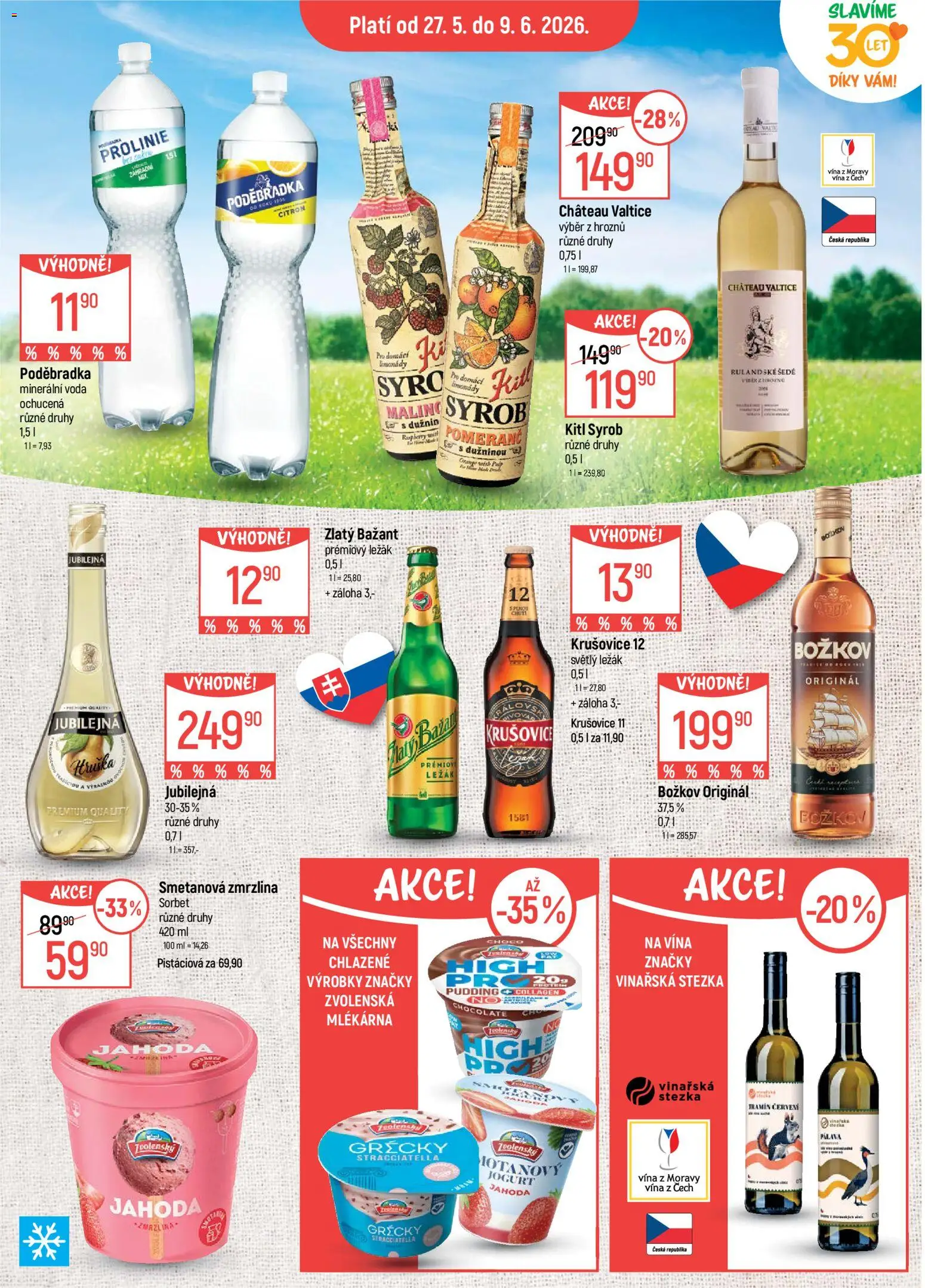 Globus leták - Opava od 27.05.2026 | Strana: 15 | Produkty: Zlatý Bažant, Krušovice, Citron, Prolinie