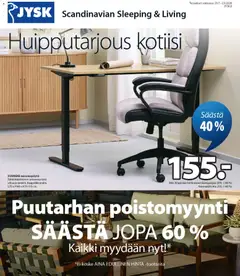 JYSK-mainoslehti voimassa 23/07/2026 alkaen