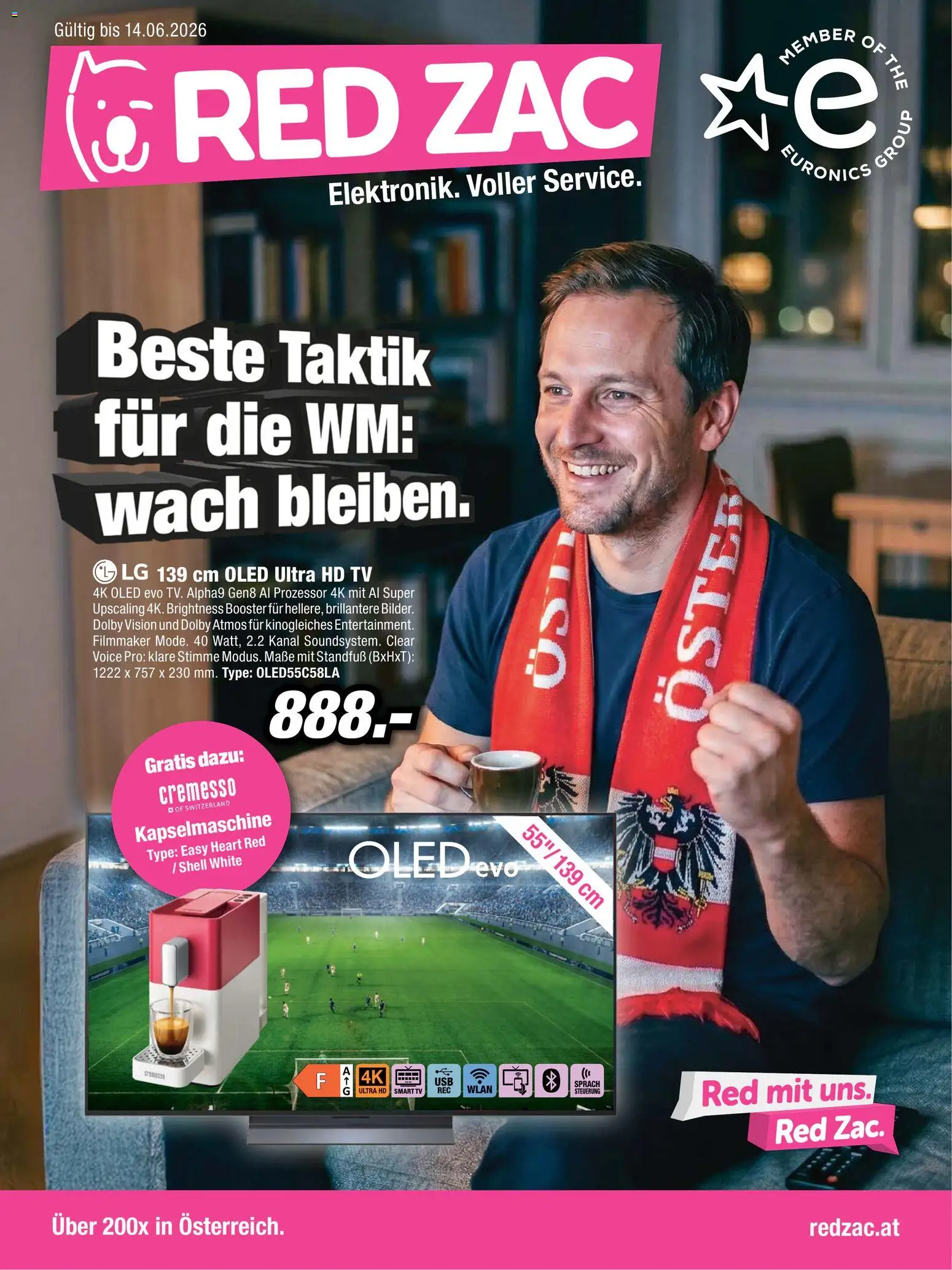 RED ZAC Flugblatt gültig ab 27.05.2026 | Seite: 1 | Produkte: TV