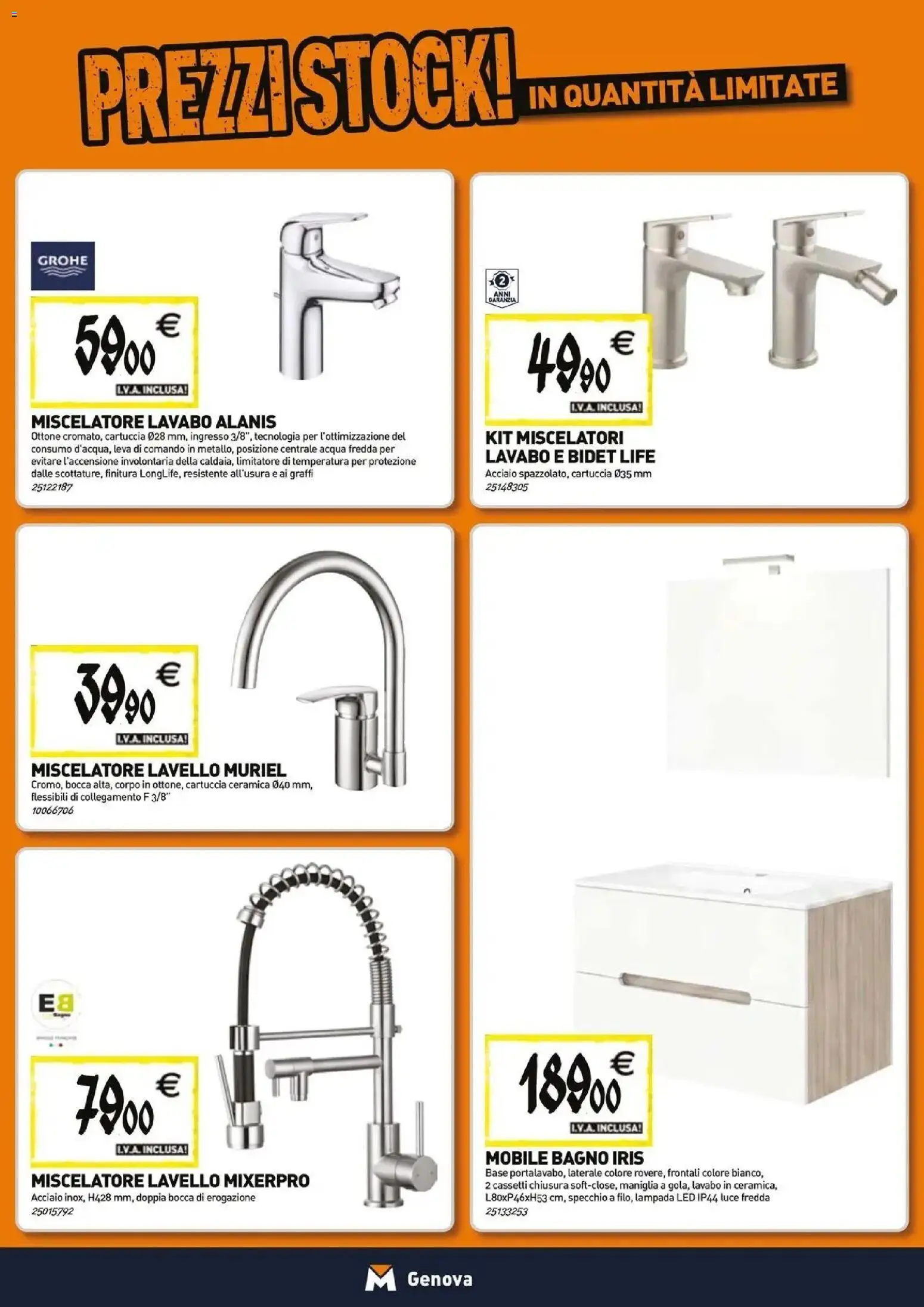 Nuovo Tecnomat catalogo dal 29/10/2026 > offerte anteprima 🛍️ | Pagina: 5 | Prodotti: Mobile, Lavello, Miscelatore, Specchio