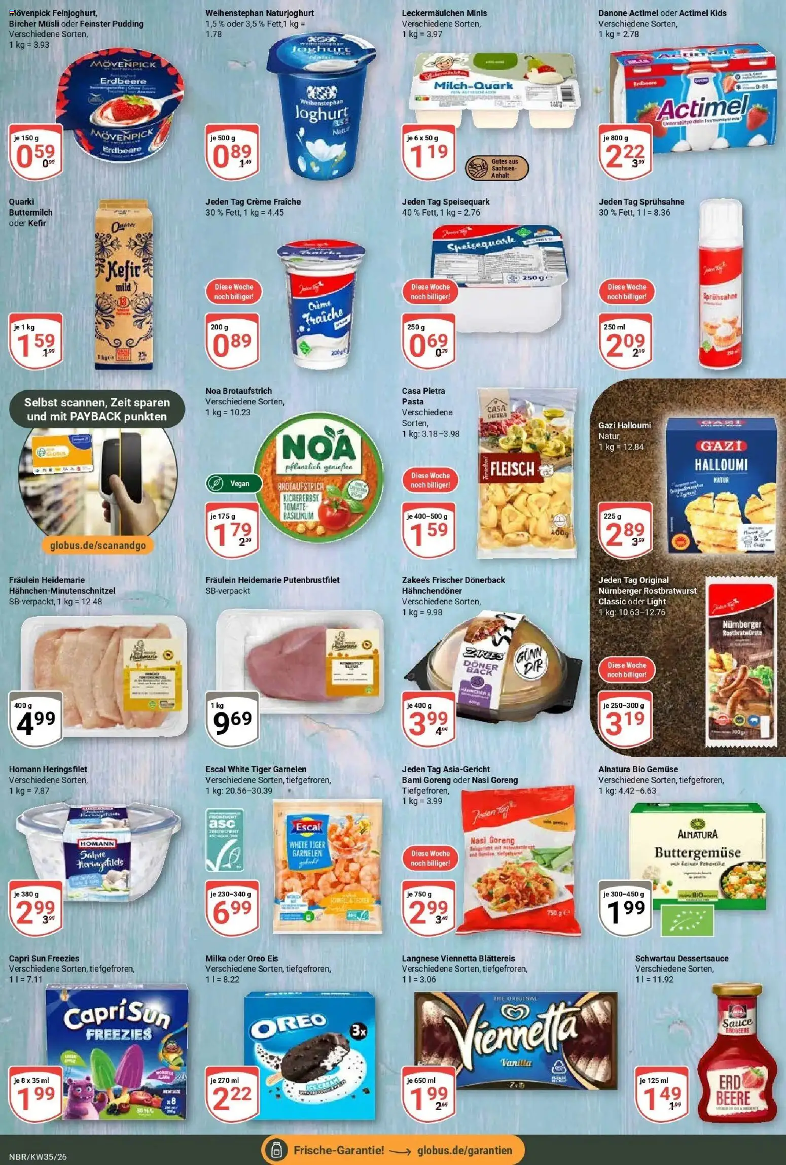 Globus Prospekt Neubrandenburg (ab 24.08.2026) » Angebote online | Seite: 10 | Produkte: Musli, Kefir, Creme, Speisequark