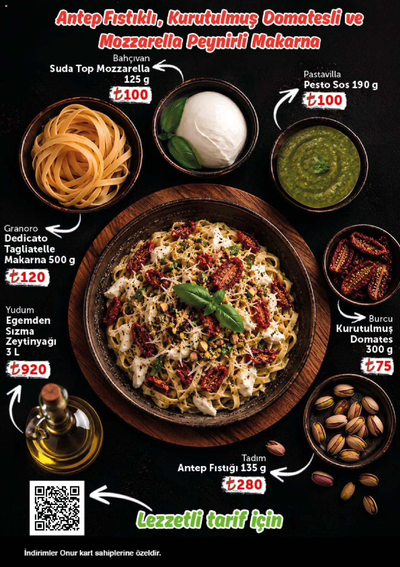 Onur Market - Katalog Gurme - 29 Eylül 2026 tarihinden itibaren geçerlidir | Sayfa: 6 | Ürünler: Domates, Makarna, Sos, Zeytinyağı