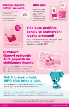 Bipa card letak - Pregled kataloga iz trgovine Bipa, vrijedi od 01.09.2026 | Stranica: 14 | Proizvodi: Mobitel