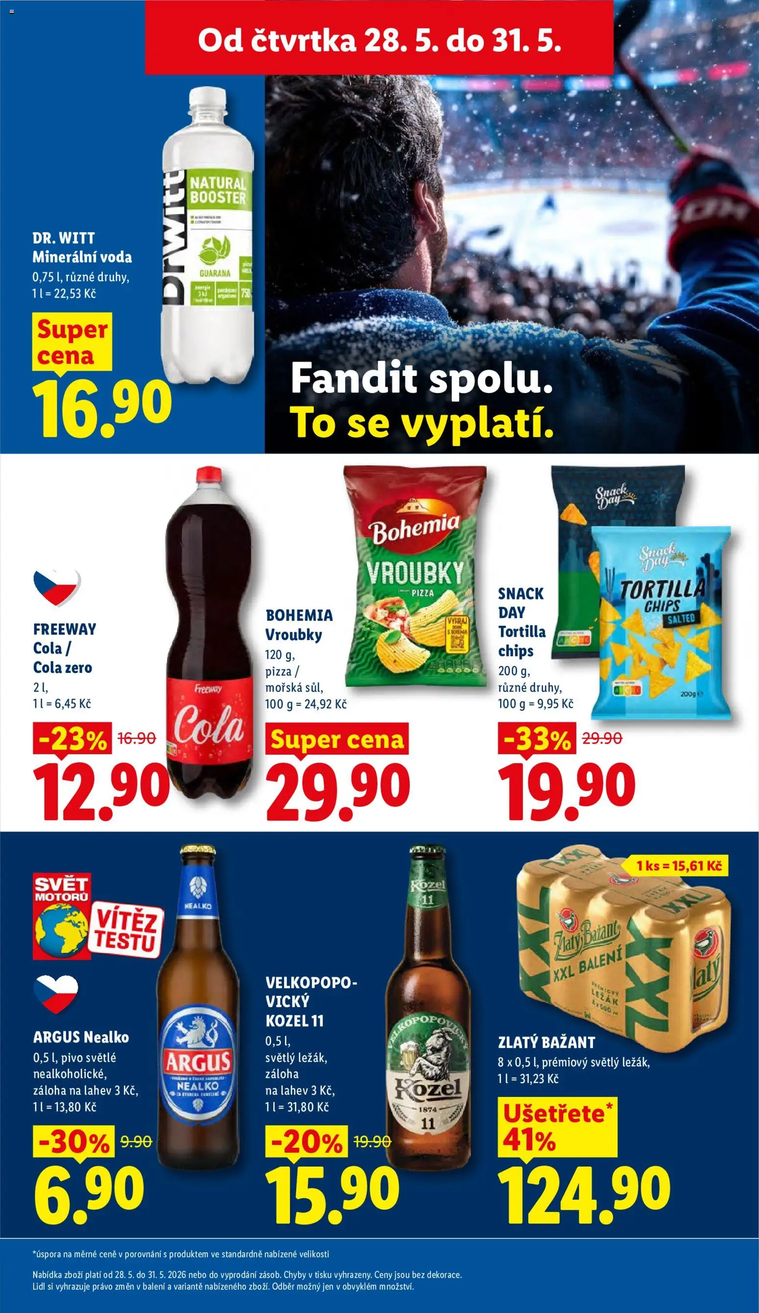 Lidl leták od 28.05.2026 | Strana: 19 | Produkty: Pizza, Drwitt, Bohemia chips, Cola