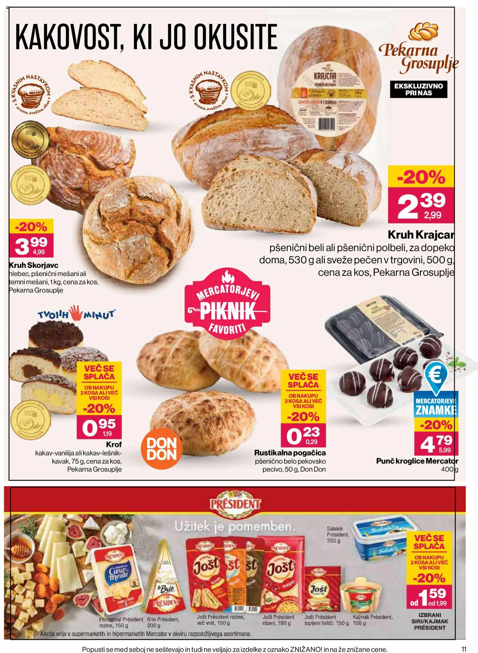 Novi Mercator katalog ponudbe – veljaven od 27.08.2026 | Stran: 11