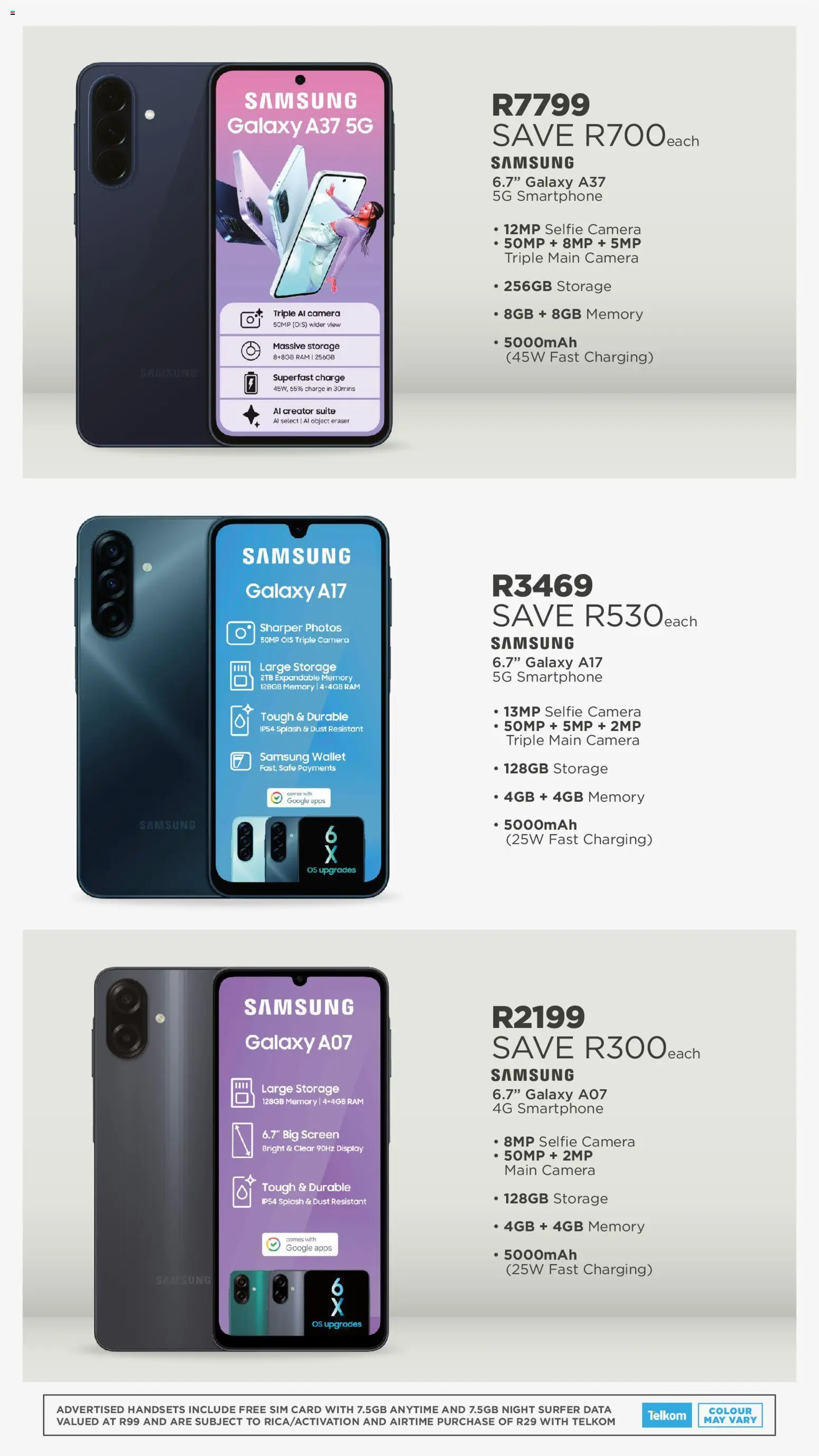 New House and Home catalogue – valid from 07/09/2026 | Page: 21 | Products: Data, Sim, Smartphone, Camera
