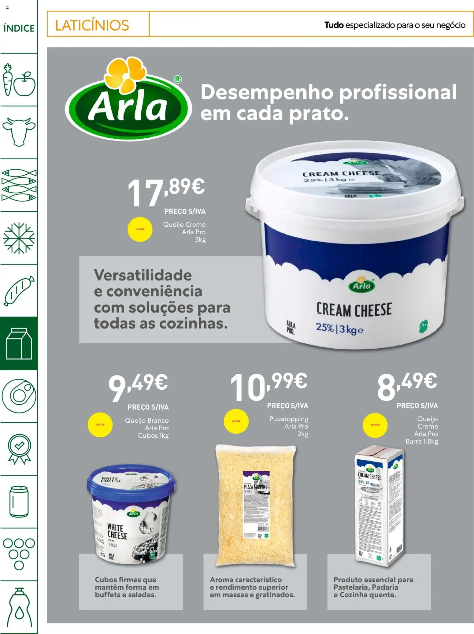 Recheio Horeca │ válido de 19.05.2026 | Página: 16 | Produtos: Queijo creme, Cream cheese, Queijo, Creme