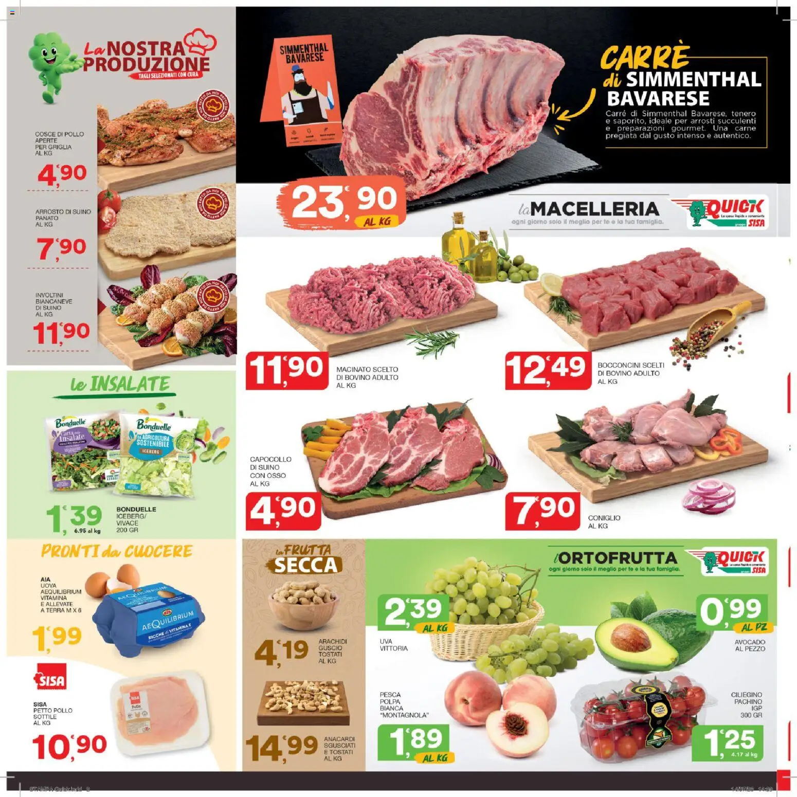Volantino SISA del 30/07/2026 | Pagina: 2 | Prodotti: Bovino, Tè, Avocado, Cosce di pollo