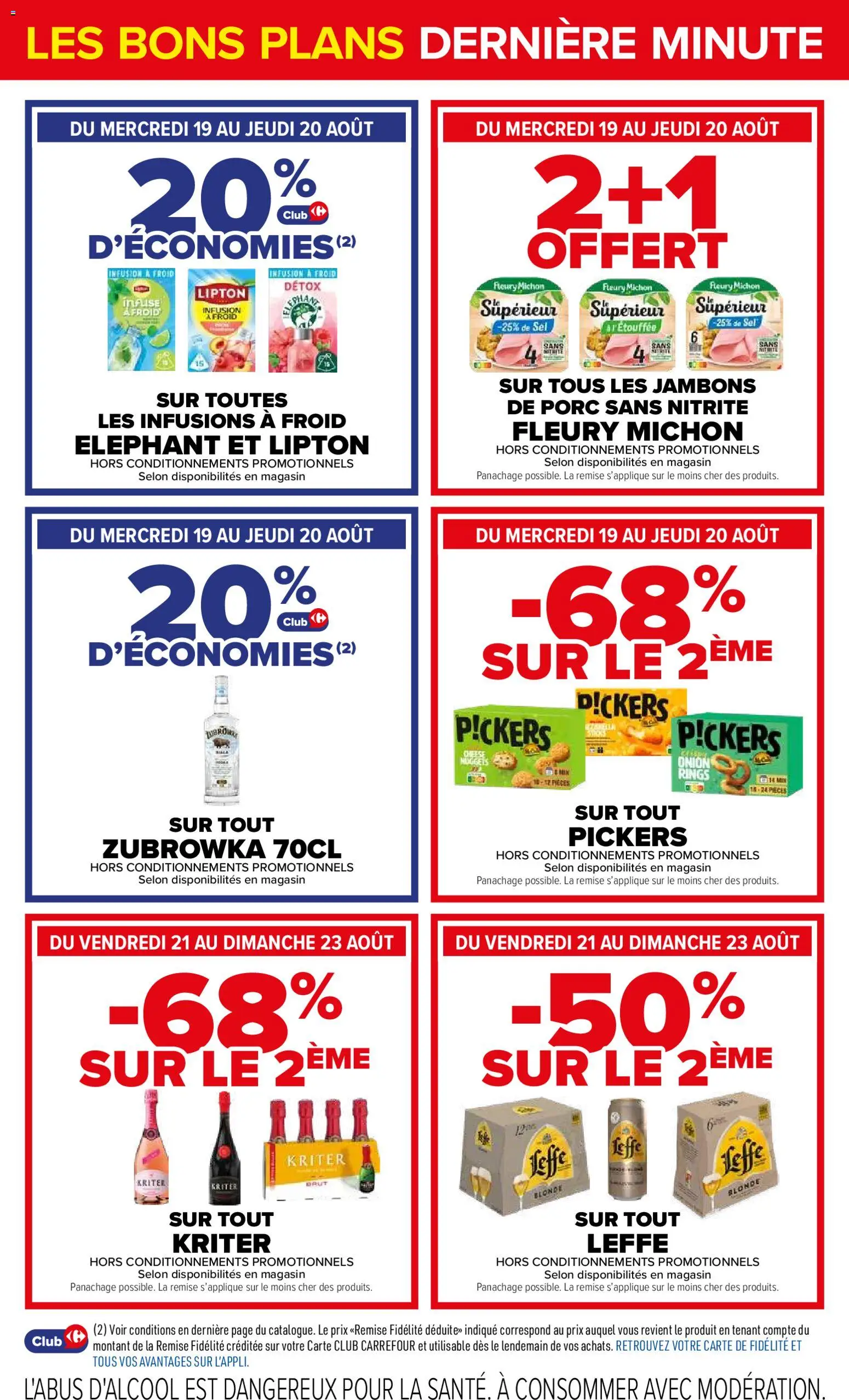 {H1} | Page: 3 | Produits: Leffe, Infusion, Sel, Porc