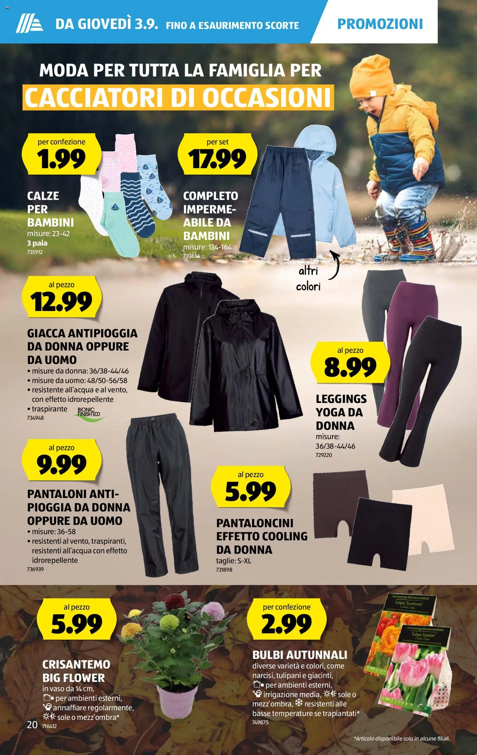 Aldi aktionen IT – gültig ab 03.09.2026 | Seite: 20 | Produkte: Leggings