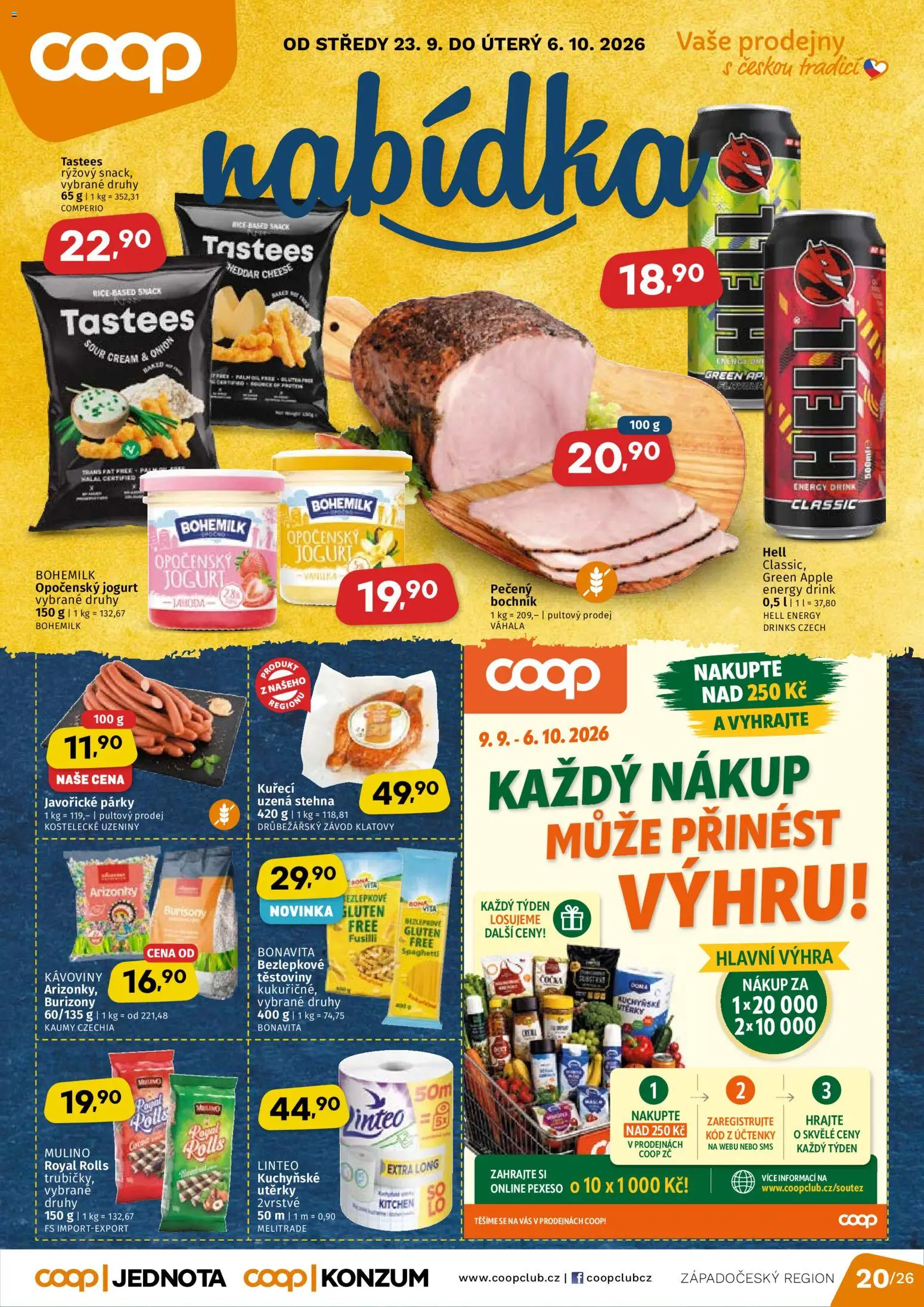 Coop leták - Západočeský region od 23.09.2026 | Strana: 1