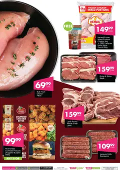 Save specials catalogue – valid from 11/09/2026 | Page: 9 | Products: Steak, Frozen chicken, Chicken, Seasoning