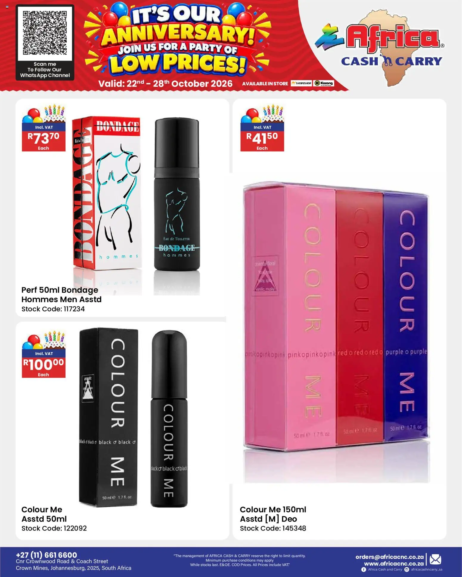 New Africa Cash & Carry catalogue – valid from 22/10/2026 | Page: 134
