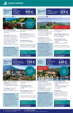 Aldi Reisen Reisemagazin ab 01.05.2026 gültig | Seite: 8 | Produkte: Prosecco, Uhr