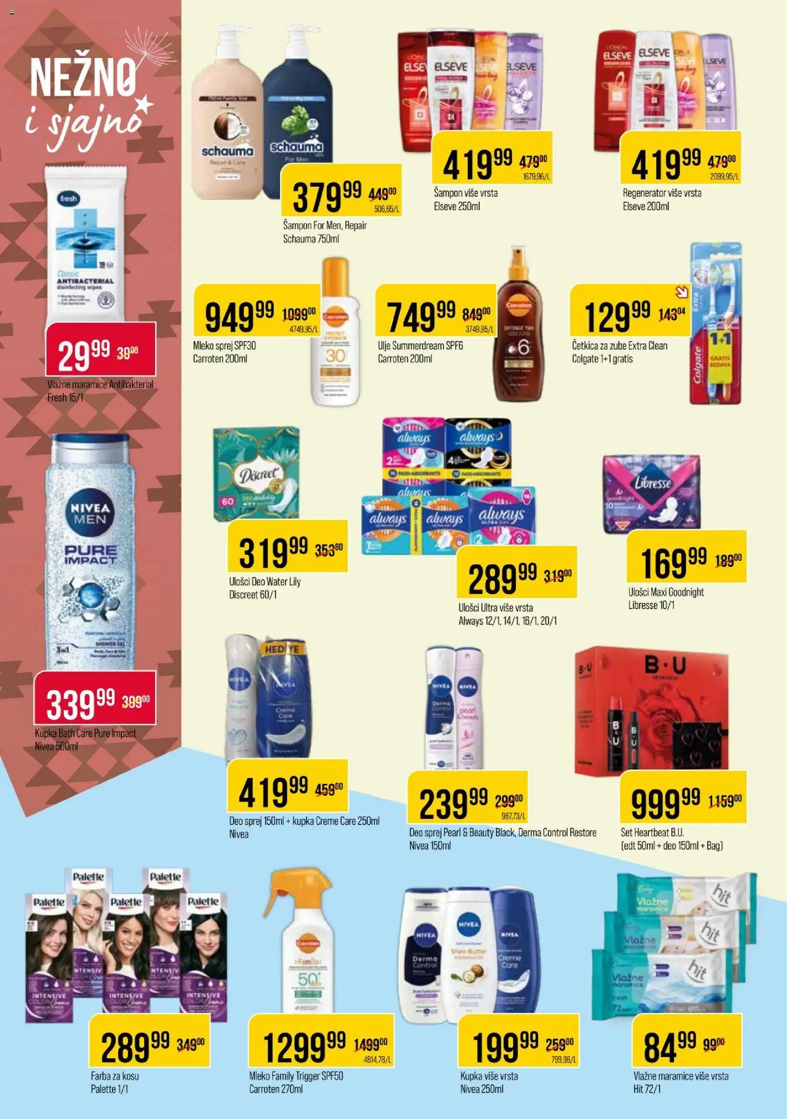 Metalac Proleter katalog - važi od 17.06.2026 | Strana: 10 | Proizvode: Nivea, Farba za kosu, Mleko, Četkica za zube