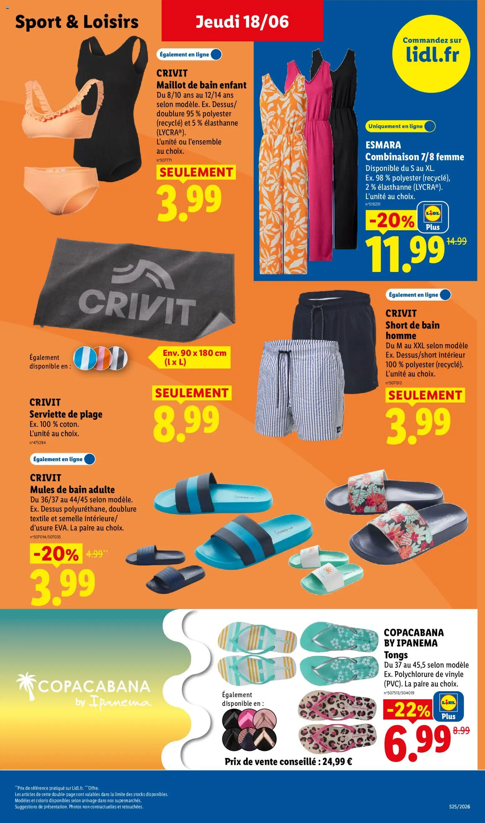 {H1} | Page: 31 | Produits: Combinaison, Shorts, Maillot de bain, Tongs