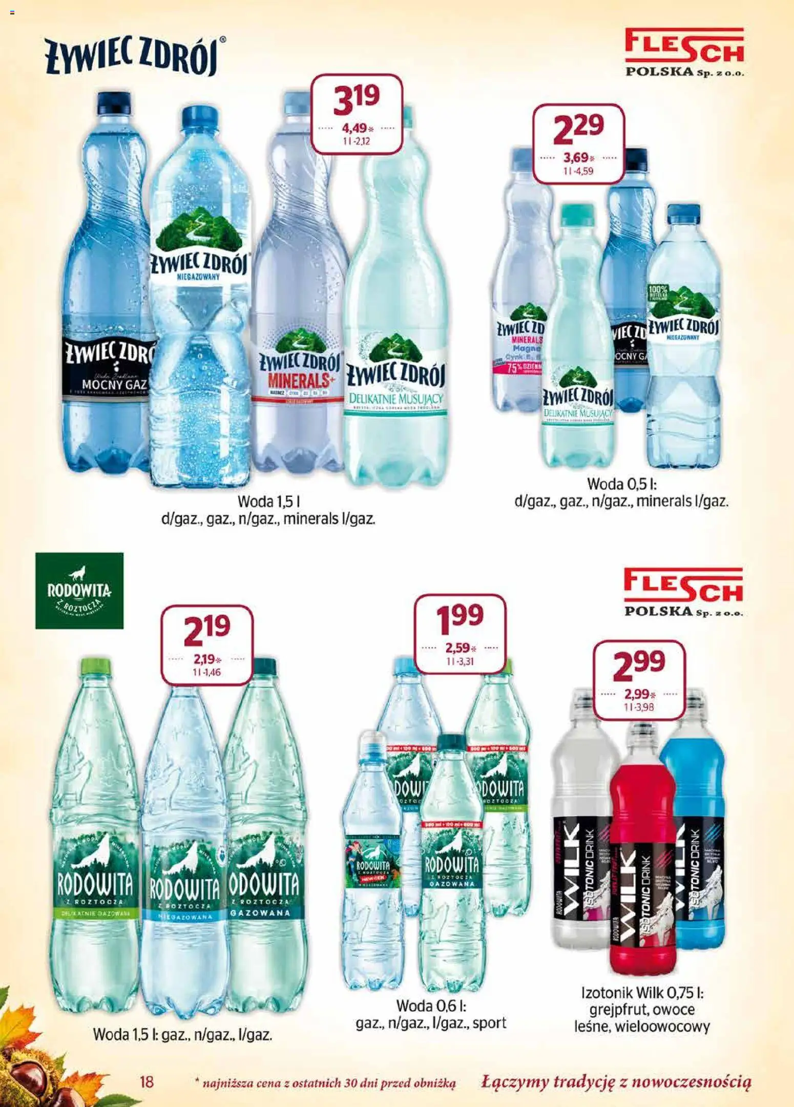 Społem gazetka od 01.10.2026 | Strona: 18 | Produkty: Woda, Owoce