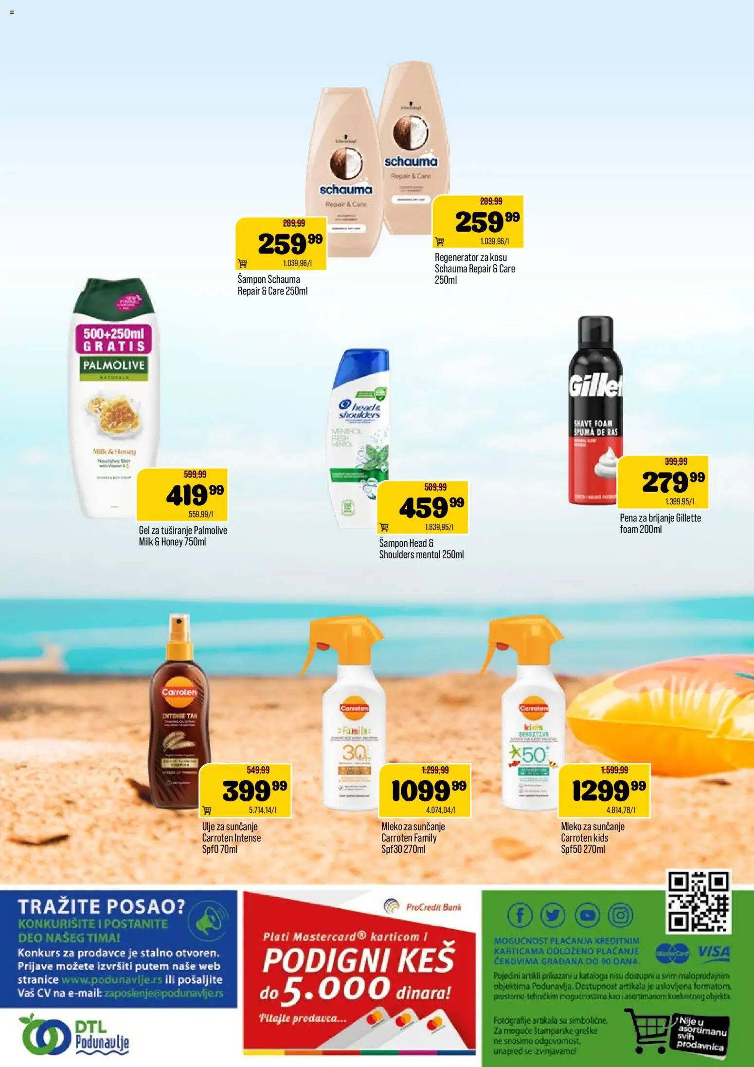Podunavlje katalog - važi od 17.06.2026 | Strana: 12 | Proizvode: Gillette, Palmolive, Šampon, Gel za tuširanje