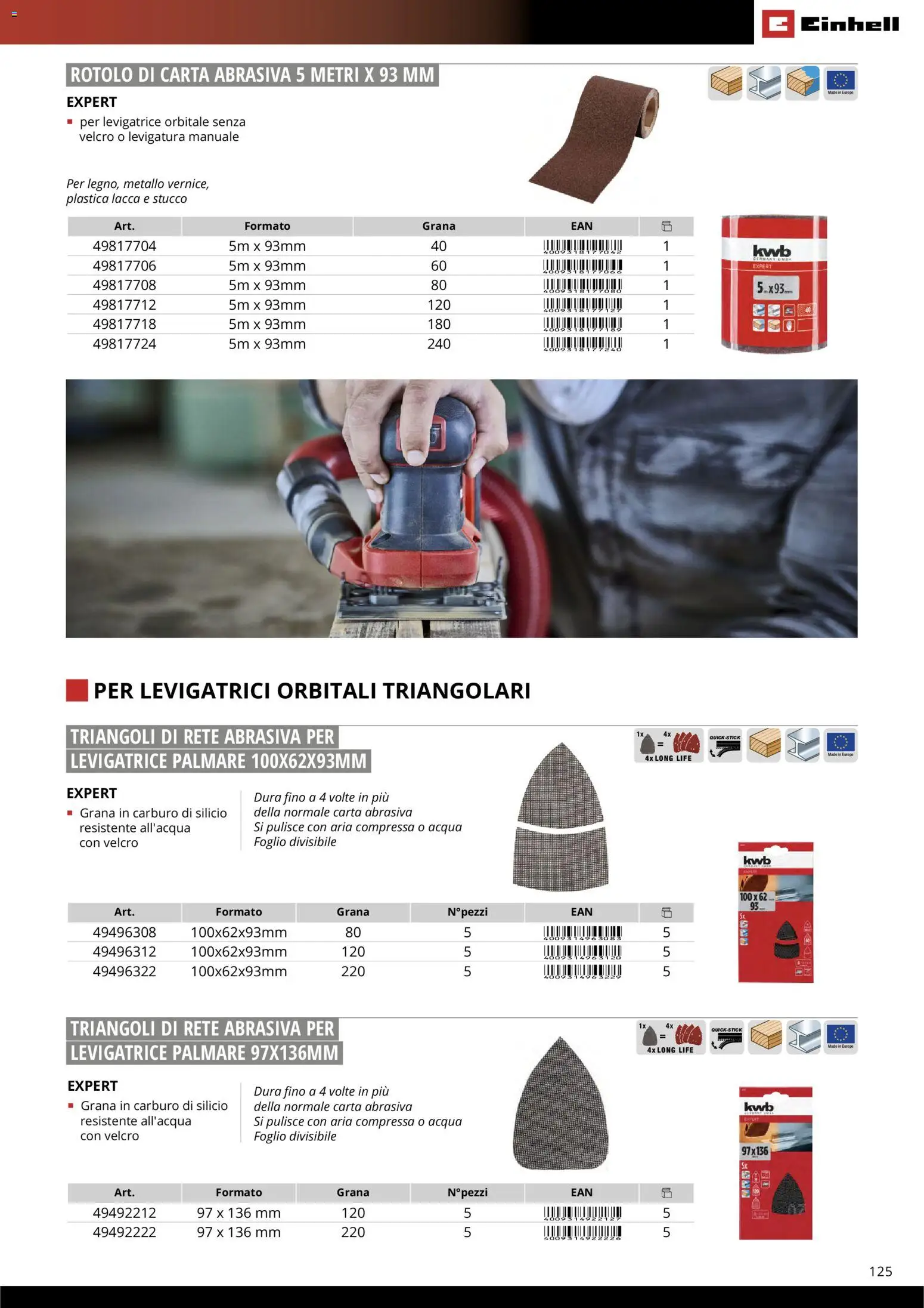 Volantino Einhell del 17.03.2026 | Pagina: 127 | Prodotti: Lacca, Acqua, Stucco