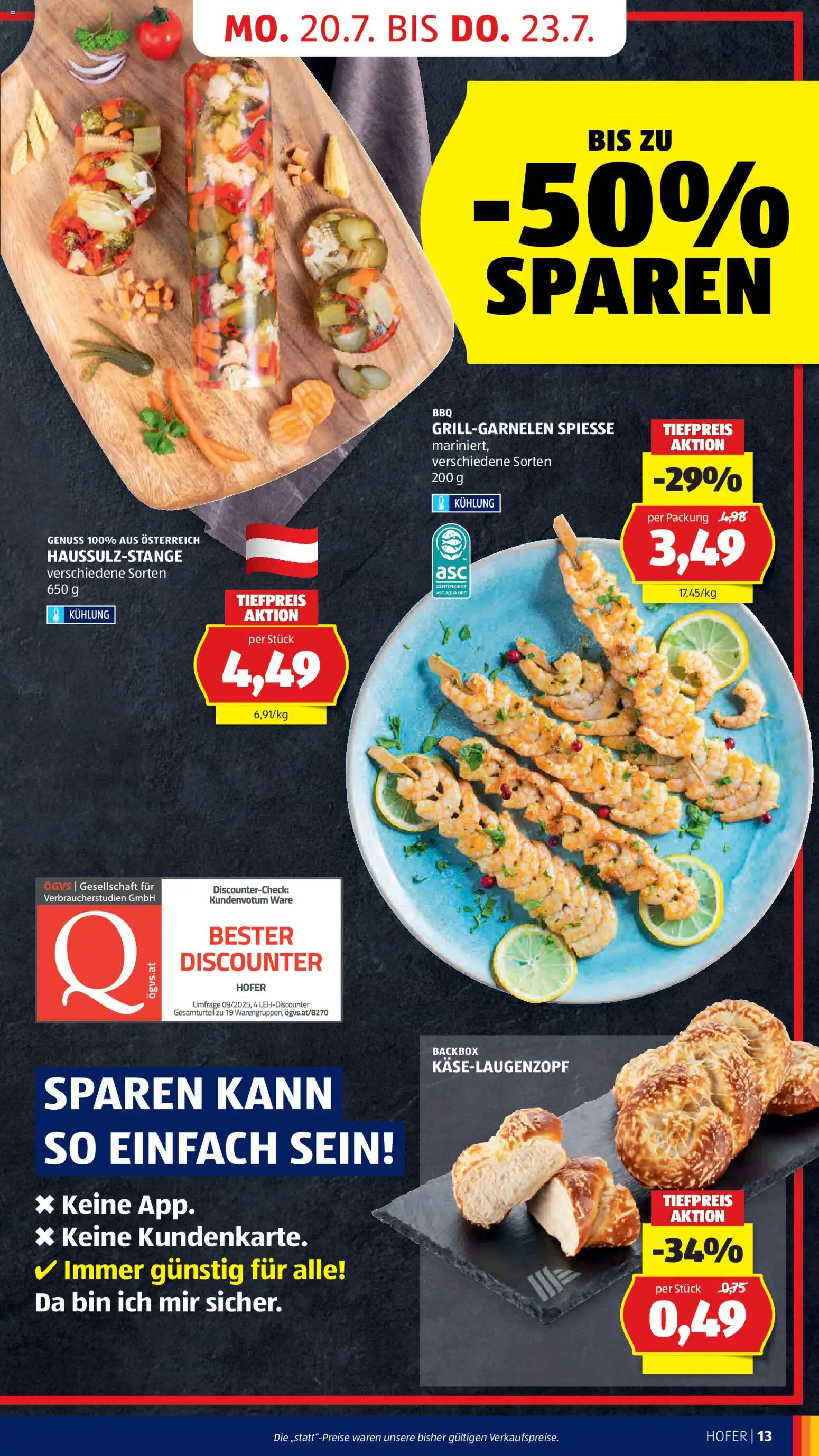 Hofer Flugblatt gültig ab 17.07.2026 | Seite: 17