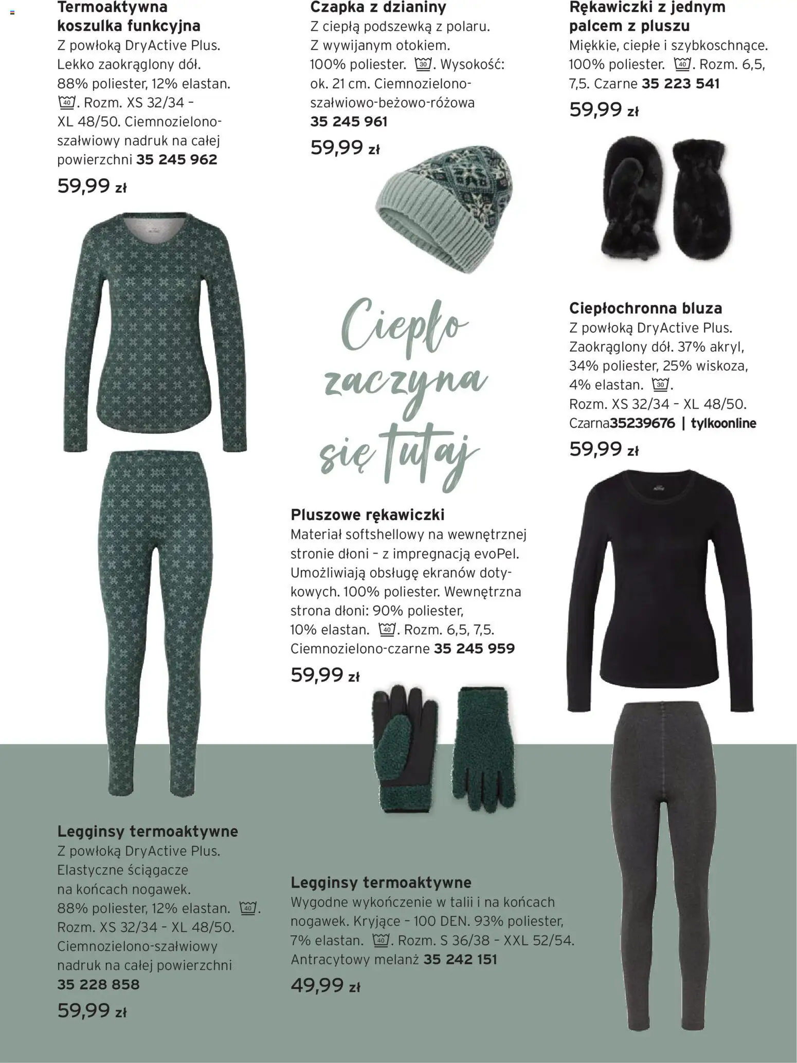 Tchibo promocje od 03.11.2026 | Strona: 13 | Produkty: Legginsy, Czapka, Rękawiczki