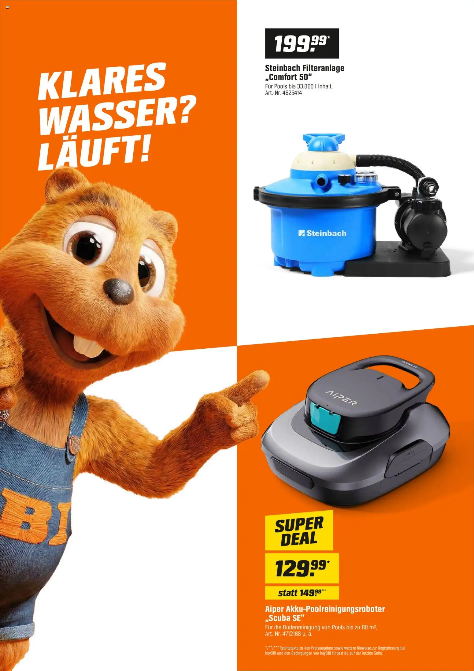 OBI Flugblatt gültig ab 01.07.2026 | Seite: 5 | Produkte: Wasser
