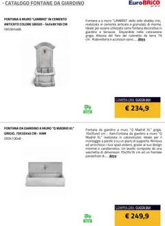 Anteprima del volantino Eurobrico Fontane da Giardino catalogo valido a partire dal 23.07.2025 | Pagina: 22 | Prodotti: Lavello, Terra