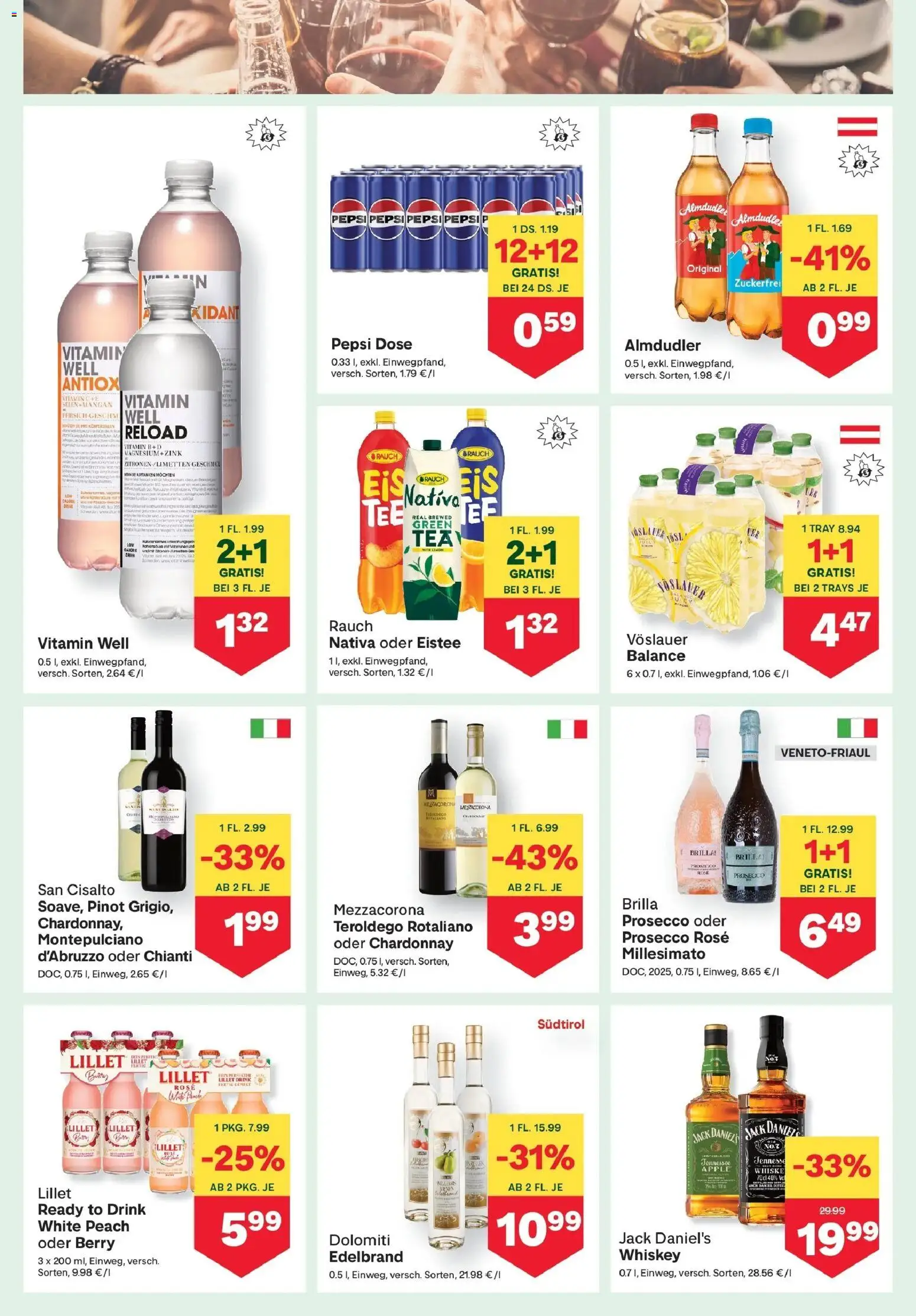 MPREIS Pfunds von 13.08.2026 - Aktuelle Angebote | Seite: 10 | Produkte: Prosecco, Apple, Pepsi, Tee