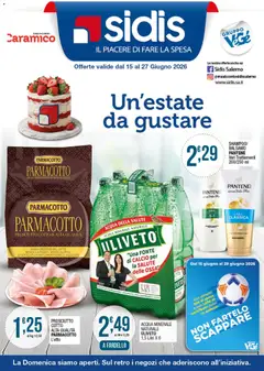 Anteprima del volantino Sidis volantino valido a partire dal 15.06.2026