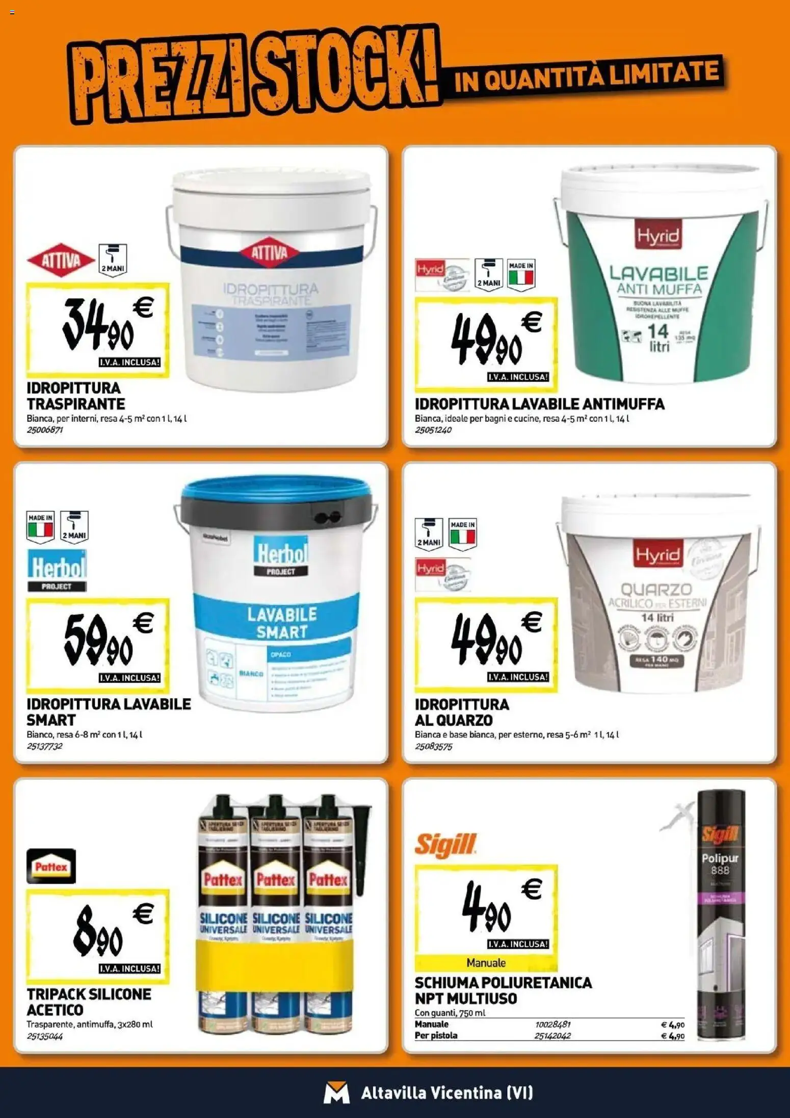 Nuovo TECNOMAT catalogo Altavilla Vicentina dal 27/08/2026 > offerte anteprima 🛍️ | Pagina: 13 | Prodotti: Schiuma, Silicone