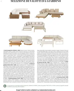 Anteprima del volantino Maisons du Monde volantino Outdoor valido a partire dal 12/03/2026 | Pagina: 34 | Prodotti: Tavolino, Panca, Set da pranzo, Basso