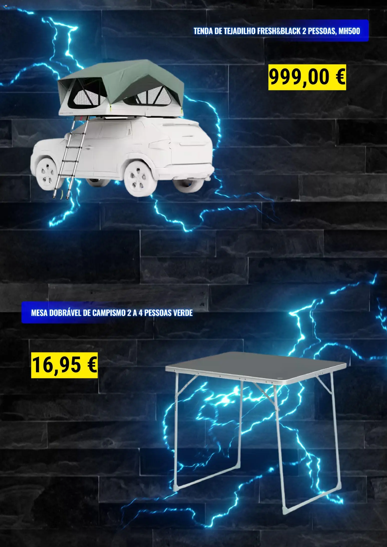 Decathlon Catálogo │ válido de 01/08/2026 | Página: 3 | Produtos: Mesa dobrável, Tenda, Mesa