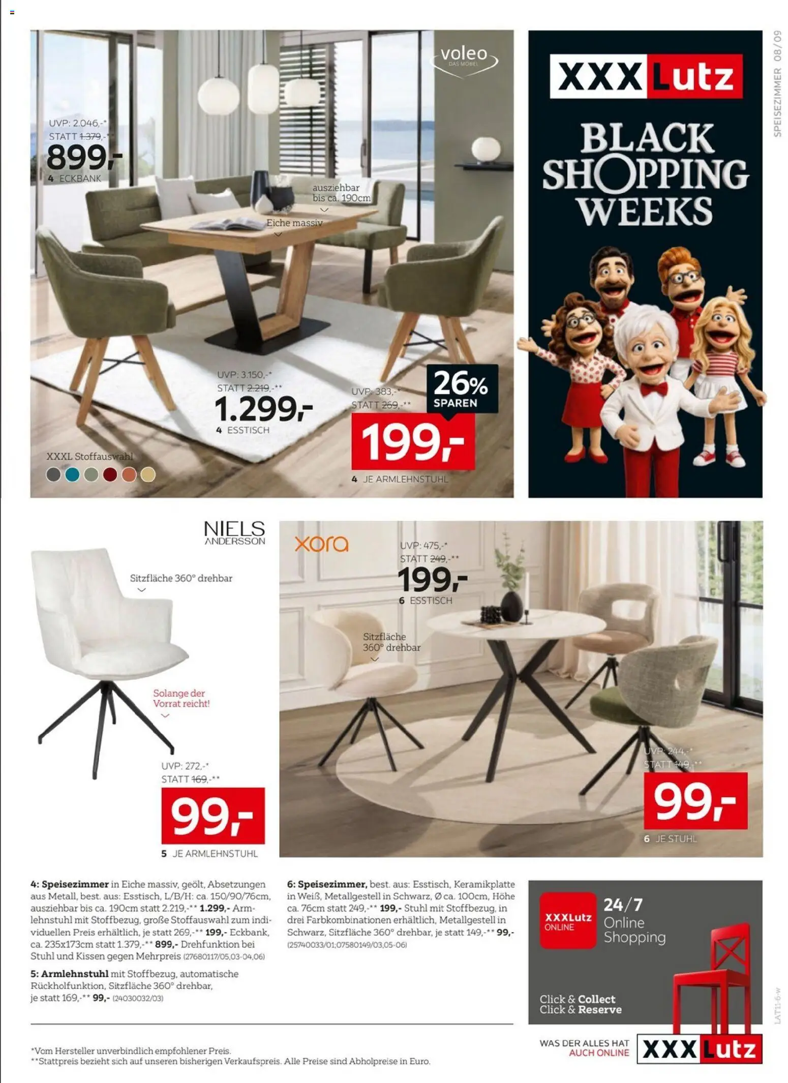 XXXLutz - Black Friday gültig ab 27.10.2026 | Seite: 8 | Produkte: Kissen, Stuhl
